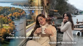 réveillon em uma cidade de filme americano fiz um vestido com uma marca de nova york [upl. by Lyndy]