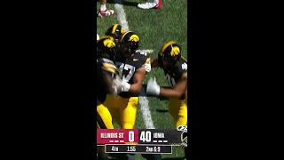 Top Defensive Plays  Iowa vs Illinois State  Iowa Football  08312024 [upl. by Stace181]