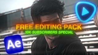 FREE Editing Pack  After Effects  10K Special [upl. by Marin]