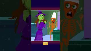 Teehee Town  Five Skeletons Party Song ytshorts skeletons halloween [upl. by Sedruol]