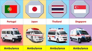 Ambulance from Different Countries in world  Ambulances  TUD [upl. by Sayles]