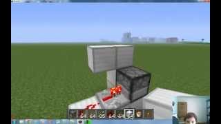 como hacer un cañon de flechas de fuego en minecraft [upl. by Hallam543]