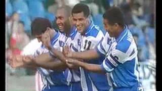 Goles de Rivaldo con el Depor [upl. by Nnylrac]