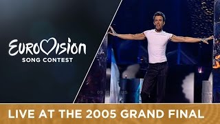 Constantinos Christoforou  Ela Ela Cyprus Live  Eurovision 2005 [upl. by Lydie]