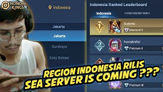 Akhirnya Honor of Kings Regional Indonesia Rilis  Server SEA is Coming  Honor of Kings Global [upl. by Adnomar958]