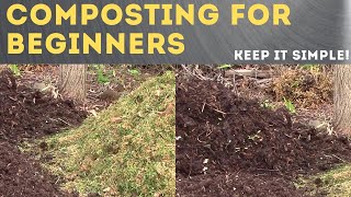 How to make Compost  The Simplest Easy Method To Compost Piles [upl. by Summons]