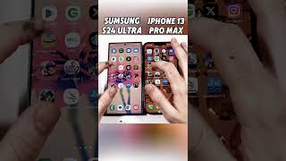 iPhone 13 Pro Max vs Samsung S24 Ultra SPEED TEST 🚀 Who’s the REAL SPEED KING 👑shortsviralvideo [upl. by Marlowe]