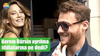 Kerem Bürsin Serenay Sarıkayadan ayrılma iddialarına ne dedi [upl. by Enyrehtac]