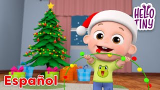 🎄 Cascabel 🔔🎅 Villancico de Navidad  Hello Tiny en Español  Canciones infantiles para bebes [upl. by Trefor835]