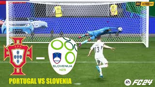 FC24 Portugal vs Slovenia Penalty Shootout 4K Gameplay [upl. by Retswerb]