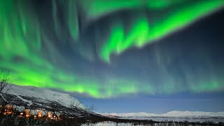 Lights Over Lapland real time aurora webcam [upl. by Repsihw]