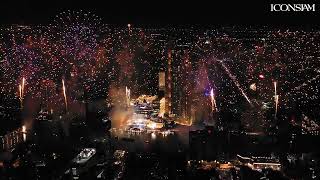 The Highlight of ICONSIAM Firework Show at Amazing Thailand Countdown 2023 [upl. by Elianora312]