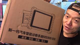 Unboxing AUTEL MaxiSys 909开箱道通新一代汽车智能诊断系统MS909 [upl. by Nurav917]