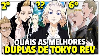 AS 10 MELHORES DUPLAS DE TOKYO REVENGERS │ NÍVEIS DE PODER E AFINIDADE [upl. by Anis73]