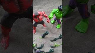 HULK SMASH SAVES RED HULK FROM VENOMIZED HULK marvel spiderman [upl. by Olegnaed]