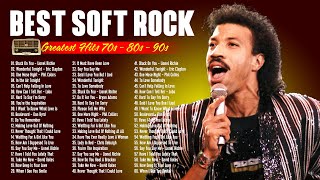 70s 80s 90s Soft Rock Music Hits Playlist ✌ Lioenl Richie Rod Stewart Celine Dion Phil Collins [upl. by Zigmund]