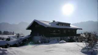 Winterwunderland Allgäu Bayern im Februar 2013 gefilmt mit Panasonic Lumix GH2 [upl. by Henley]