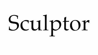 How to Pronounce Sculptor [upl. by Berkow]