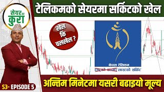 नेपाल टेलिकमको सेयरमा सर्किटको खेल विहान तयारी दिउँसो काम तमाम  Share Ka Kura witharthasarokarpodcast [upl. by Shermy]