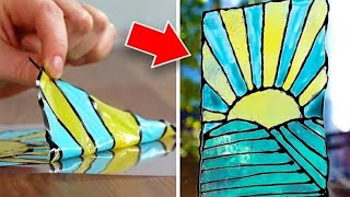 12 Colorful DIY Art Projects and Hacks [upl. by Enhpad476]