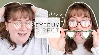 EYEBUYDIRECT  Review amp Try On Haul April 2021 [upl. by Ahsratan]