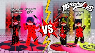 REVERSO VS ORIGINAL TRANSFORMAÇOES Comparação NO NEW MJ  MIRACULOUS ROBLOX [upl. by Saleme948]