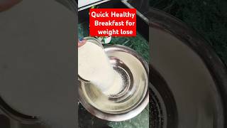 Quickiest and Healthiest Breakfast Option Healthy Recipe Indian Recipes Quick Recipes Instant [upl. by Eric]