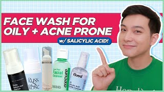 UNDER P500 FACE WASHES Best for OILY  ACNE PRONE SKIN Filipino  Jan Angelo [upl. by Angelina]