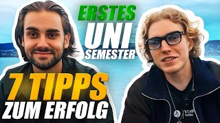 7 TIPPS zum ERFOLG im ersten Semester des Studiums🫡 [upl. by Godart681]