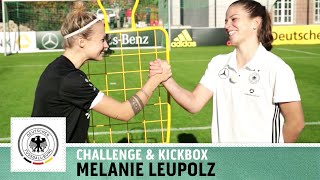 HORSEChallenge vs Melanie Leupolz  Frauen Nationalmannschaft  Kickbox [upl. by Chui562]