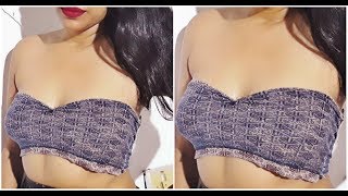 DIY  Strapless Bra  स्ट्रैप्लेस ब्रा कैसे बनाएं [upl. by Hanimay]