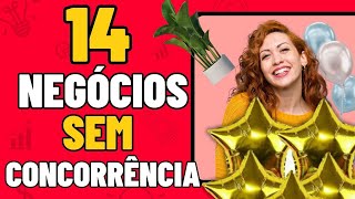 💲14 Negócios Lucrativos SEM CONCORRÊNCIA no Brasil [upl. by Herrick]