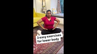 3 easy exercises for lower body [upl. by Kaylyn621]