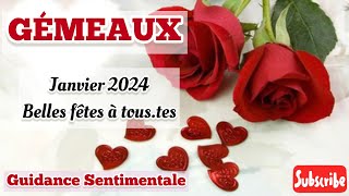 GÉMEAUX  Guidance Sentimentale  JANVIER 2024 en mode SÉDUCTION 🙏🏼 [upl. by Initof]