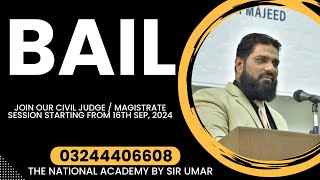 CRPC Section 496502 BAIL A VRY IMPORTANT LECTURE FOR CIVIL JUDGE MAGISTRATE EXAM amp LAW GAT [upl. by Ardisj]