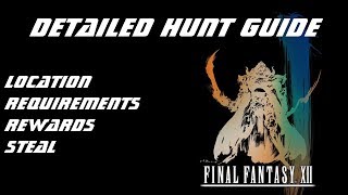 Final Fantasy XII  Detailed Hunt Guide  06 White Mousse [upl. by Hgeilhsa]