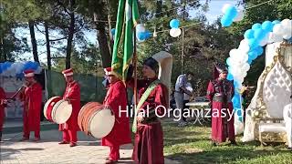 sünnet düğünü ile mehter takımı organizasyonu  Hilal Organizasyon [upl. by Assena916]