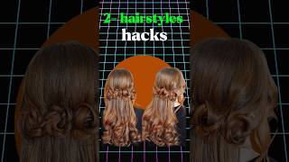 Fashion dressinghacks hairstyle hairtutorial hacks women hair trendingshorts youtube [upl. by Elene]