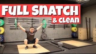 How to do a Full Clean and Snatch for Crossfit [upl. by Granthem494]