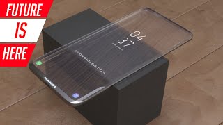 SAMSUNGS FIRST TRANSPARENT PHONE  TRANSPARENT MOBILE PHONE [upl. by Eltotsira]