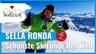 Sella Ronda ❤️ Die schönste Skirunde der Welt ❄️ Dolomiti Superski ➡️ Skiurlaub in Südtirol [upl. by Wilek800]