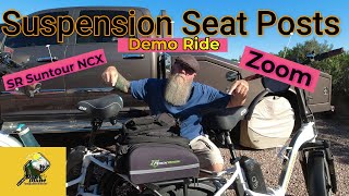 Suspension Seat Post and Bike seat review [upl. by Constancia409]