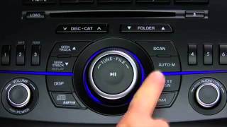 2013 Mazda3 Audio Control Auxiliary and USB for the Standard Audio System Tutorial [upl. by Drus]