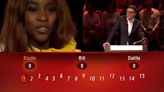 De Slimste Mens ter Wereld Jeroom vs élodie zijn vrouw [upl. by Alisha]