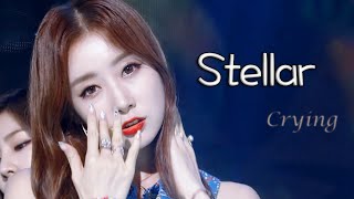 Stellar 스텔라  Crying 펑펑울었어 KPOP Stage Mix교차편집 [upl. by Karole]