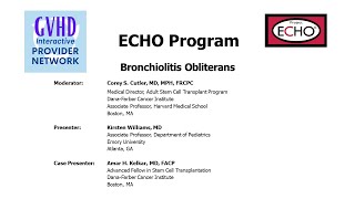 Bronchiolitis Obliterans  GVHD [upl. by Enajaras427]