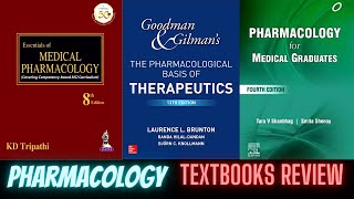 Pharmacology textbooks review  drtechvlogger pharmacology mbbs [upl. by Klepac]