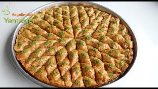 Böyle Çıtır Baklava Hiç Görmediniz Baklava Tarifi  Yıldız Baklava [upl. by Aikenahs]