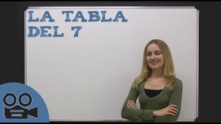 Aprender la tabla de multiplicar del 7 [upl. by Giustino]