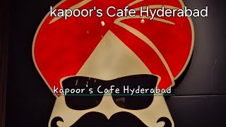 KAPOORS CAFE HYDERABAD youtubesearch food travel yts ytshorts youtube youtuber youtubevideo [upl. by Artaed]